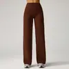 Pantalones de Yoga Populares Transfronterizos para Mujer, de Cintura Alta, Levanta Glúteos, Pierna Recta, Secado Rápido, Transpirables, Pantalones Moldeadores para Deporte, Correr, Fitness