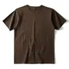 Camiseta de manga corta para hombre de verano, color liso, para lavado de autos, cuello redondo, manga corta, holgada, casual, camiseta interior para trabajador de reparación de automóviles