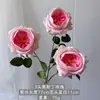 Flor artificial de rosa Austin de 3 cabeças transfronteiriça, decoração de casamento, ornamento decorativo para casa e hotel, flor de seda para atacado de comércio exterior