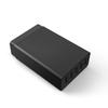 Carregador de Celular Multi-Porta 50W USB Inteligente com 5 Portas, Cabeça de Carregamento de Alta Potência com Padrões Europeu, Americano e Britânico, Identificação Inteligente