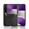 Adecuado para Huawei Purax Ancho Plegable Soporte para Tarjetas Funda para Teléfono Móvil P50Pocket Almacenamiento de Tarjetas Textura de Cuero Funda Protectora Negocios
