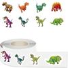 500 folhas/rolo dinossauro série rolo vara bônus decoração presente mão conta copo telefone móvel tablet adesivo infantil