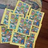 Thangka de los Cinco Dioses de la Riqueza de Tíbet y Nepal, Pintado a Mano con Pureza, de Gran Venta 4*5 Núcleo de Tarjeta