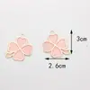 Fabricante de Acessórios para Joias DIY de Trevo de Quatro Folhas em Estoque, Fábrica de Joias DIY Artesanais com Pingamento de Óleo, Acessórios para Joias DIY de Liga