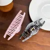 Pinza para el Cabello Grande con Patrón de Mármol de Gama Alta, Material de PC, Pasador Anticaída, Peinado Recogido en la Parte Trasera de la Cabeza, Moderno Accesorio para el Cabello de Pinza Tiburón
