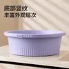 Lavabo de plástico a medida, fabricado con material PP, de forma redonda, disponible en varios colores, gran capacidad, duradero y adecuado para uso doméstico como lavabo o lavadero.
