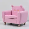 Sofá Infantil, Sofá Pequeño, Combinación Individual y Doble, Sofá de Lectura para Jardín de Infancia, Silla Linda de Oso de Dibujos Animados para Niños y Niñas