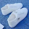 Zapatillas Blancas 2026 Nuevo Modelo Zapatos de Mujer Verano Delgados Versátiles Primavera y Otoño Zapatos de Lona Estilo Coreano Transpirables de Caña Baja Planos para Mujer