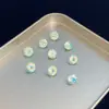 Zirconia de corte especial tipo rueda de la fortuna de 6 mm con baño de color degradado, diamante suelto, mismo estilo que se ve en las transmisiones en vivo, accesorios para decoración de uñas, pendientes de botón y adornos de diamante