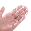 Anel Exibidor de Pulseira de Acrílico, Suporte de Exibição de Plástico Transparente, Anel Exibidor de Pulseira de Bodhi e Cera de Abelha DIY, Anel Transparente
