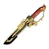 Delta Motosserra Horror Modelo Jogo Periférico Faca de Serra Modelo de Arma de Liga Metálica Brinquedo Ornamento de Metal