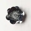 Pegatinas de Flor de Lentejuelas Decorativas para Tela, Accesorios de Cuentas, Bolsos, Zapatos y Sombreros, Cuentas Sueltas, Parches para Ropa, Calcomanías, Hecho a Mano para DIY