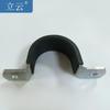Soporte galvanizado sísmico abrazadera para tubería Ohm abrazadera para tubería en forma de U doble aro vertical conector de accesorio sísmico para haz de tuberías
