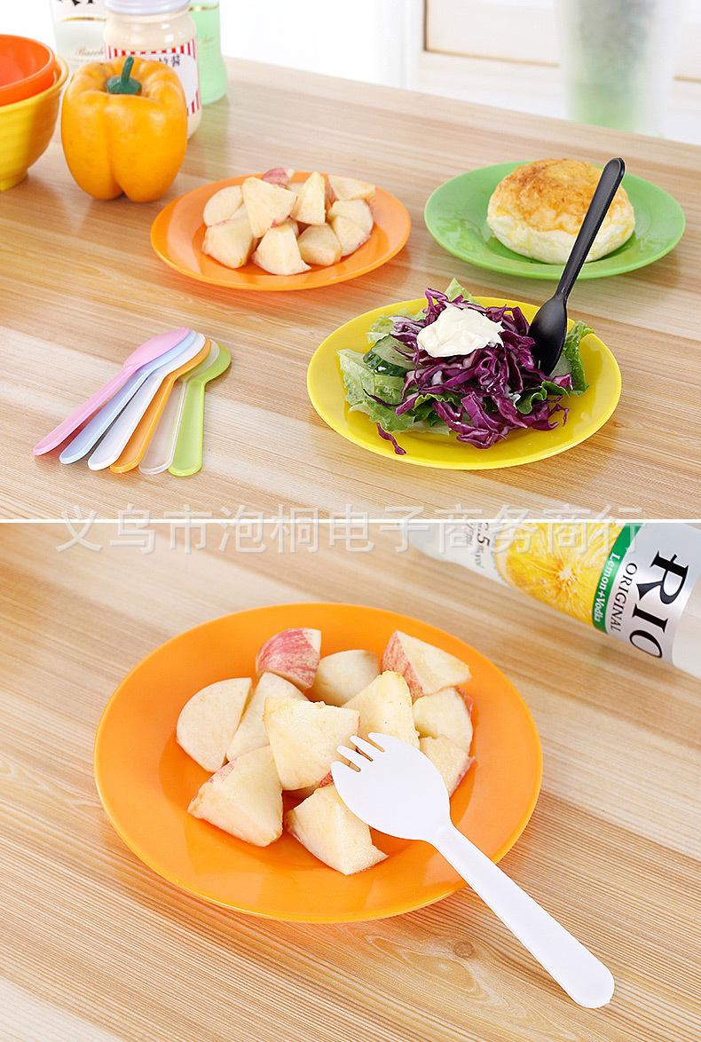 蛋糕叉.一次性蛋糕叉.塑料叉勺.塑料勺叉.一次性叉勺