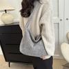 2026 Bolso Tote Simple de Gran Capacidad para Mujer, Nuevo de Primavera, Bolso de Hombro Casual de Pana, Bolso Grande