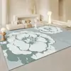 Alfombra de terciopelo de cristal francés para suelo, sala de estar, resistente a las manchas y fácil de cuidar, alfombrilla para sofá y mesa de café, dormitorio, mesita de noche, manta antideslizante
