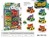 Juguete de motocicleta de dinosaurio para niños transfronterizo, de fricción, todoterreno de simulación, dinosaurio de cuatro ruedas, de fricción, para niños