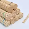 Palitos de Bambú Personalizados, Palitos Redondos de Bambú, Brochetas de Bambú, Palitos de Bambú Cepillados, Paquetes de Materiales Hechos a Mano para DIY, Palitos para Muebles