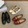 Primer Encuentro Temporada Aumento Nudo de Mariposa Mary Jane Tachonados Zapatos Individuales Zapatos de Mujer 2026 Otoño Rosa Ballet Suave