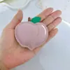 Bolsa para Joyería DIY Accesorios de Colgante Cuero PU Manzana Fruta Accesorios de Comida Colgante para Llave Semi-Terminado