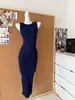 Vestido Tanque de Punto sin Mangas Muy Elegante, Falda Bodycon, Estilo Señora Madura, Corte Ajustado, Vestido Interior para Mujer