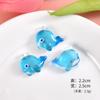 Accesorios de resina de sirena oceánica, gota de aceite, funda para teléfono móvil, bolsa, joyería DIY, delfín, tiburón, crema, pegamento, accesorios