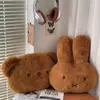 Muñeco de Peluche Miffy Conejo Blanco y Marrón Lindo Juguete Almohada Regalo para Novio/Novia para Abrazar en la Cama