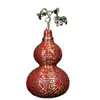 Adorno de Calabaza de Cobre Puro con Tapa, Calabaza Hueca con el Carácter '', Decoración de Entrada, Set de Regalo para Casa Nueva