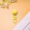 Chaveiro Pingente Bola de Pelo Fofa Cor Doce Fivela de Porta Versátil Multicor Exquisitos Ornamentos Artesanais DIY Charms Atacado