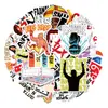 Compra directa transfronteriza de 50 pegatinas deportivas de lucha libre, personalizadas, divertidas, creativas, decorativas, impermeables para cuadernos y equipaje