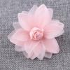 6,5 cm simulação pano flor fábrica pano flor de seda corsage broche colar falso acessórios de cabelo feitos à mão grampo de cabelo pano flor mancha