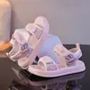 Sandálias Infantis Tongmengjing 2026 Nova Moda Verão Solado Macio Sapatos de Praia Princesa Sandálias Antiderrapantes para Meninas