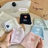 Roupa íntima feminina sem costura de seda gelada de secagem rápida, verão, fina, cintura média, fundo de algodão, antibacteriana, calcinha para meninas do ensino médio
