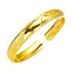 Loja Dourada Mesmo Estilo Céu Estrelado Dragão e Fênix Pulseira Aberta para Mulheres, Cor Duradoura, Joia Pulseira Versátil da Moda Atacado