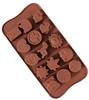 12 DIY Chocolate Chip Molde Waffle Pudim Ferramentas de Panificação Decoração de Bolo Suprimentos de Cozinha
