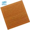 Tablero recto perforado de madera tablero absorbente de sonido gimnasio escuela sala de conferencias material absorbente y aislante de sonido tablero aislante de sonido Algodón aislante de sonido