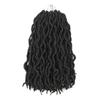 Peluca Jeep Corta Africana Más Vendida para Mujeres Cabello Crochet Ondulado Gypsy Locs 12 pulgadas Dreadlocks