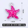 Serie Oceánica Colgante de Estrella de Mar con Lentejuelas DIY Accesorios Decorativos Lote Mixto Transfronterizo Venta al por Mayor Directa de Fábrica
