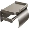 Caja de Pañuelos de Baño Montada en la Pared Soporte para Papel Higiénico de Baño Sin Perforaciones Impermeable Caja para Papel Higiénico Soporte para Rollo de Papel Higiénico