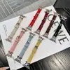 Adequado para Apple 678910 Fivela Metálica em Forma de D com Superfície de Gelo Padrão Crocodilo Pulseira de Relógio Samsung Huawei Fit4 Pulseira Xiaomi