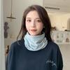 Otoño e Invierno nueva bufanda de color puro cálida protección para el cuello para montar a prueba de frío máscara para las orejas monocromática sencilla moda versátil multiusos