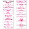 Tatuaje transfronterizo de estilo latino sexy, estilo sensual de alta gama, para mujer, con anillo en la clavícula y el brazo inglés.