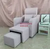 Sofá para Salón de Uñas, Silla Multifuncional para Cuidado de Pies, Tina para Pies, Sillón Reclinable con Masajeador de Pies, Sillón para Salón de Belleza de Pestañas, Cama para Tatuaje y Bordado de Cejas