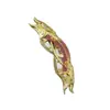 Cuchillo de Garra Plegable de Rebote Juguete para Niño Cuchillo de Garra Modelo sin Filo Hoja de Garra de Doble Cabeza Modelo de Metal Arma
