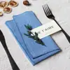 Algodón Slub Transfronterizo Borde Cerrado Tela para Servilletas Boca Tela Fiesta Festiva Tela para Boca Gourmet Decoración de Mesa Venta Caliente Fabricantes