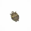Atacado DIY Acessórios para Joias de Liga Animal Verde Antigo Coruja Pulseira Colar Chaveiro Pingente Pingente Misto