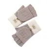Guantes de Punto de Invierno para Hombres y Mujeres, Engrosados y Tacto de Terciopelo Pantalla Táctil Ciclismo, Antifrío Felpa Pareja Cálidos Lana Guantes Venta al por Mayor