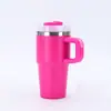 Serie de Tazas para Coche Transfronterizas 40oz 20oz 30oz Cuarta Generación Segunda Generación Asa Taza para Hielo Gran Capacidad Pajita Taza Térmica
