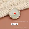 Botones Dobles C Botones Metálicos Cosidos a Mano Estilo Pequeño Fragante Botones para Chaqueta de Abrigo de Lana Traje Falda