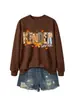 Jardín de infantes Amazon eBay moda europea versátil mujer retro otoño e invierno nueva sudadera